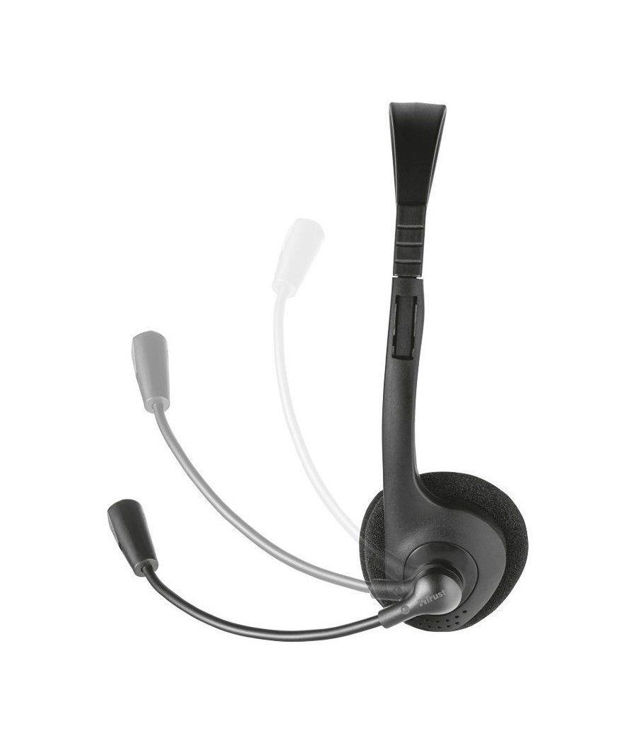 Auriculares Trust Primo Chat 21665/ con Micrófono/ Jack 3.5/ Negros - Imagen 3