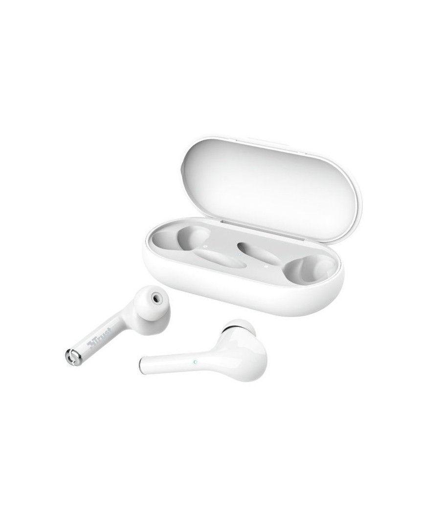 Auriculares Bluetooth Trust Nika Touch con estuche de carga/ Autonomía 6h/ Blancos - Imagen 2