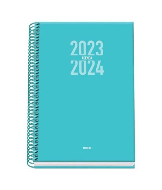 Dohe agenda escolar sigma a5 espiral sv cartón forrado turquesa 2023-2024