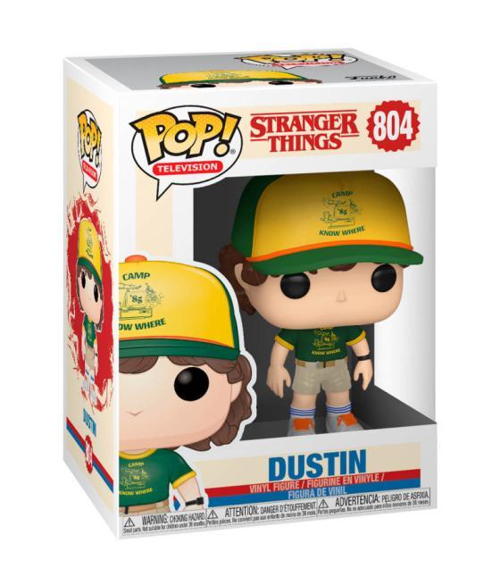 Funko pop stranger things dustin en el campamento