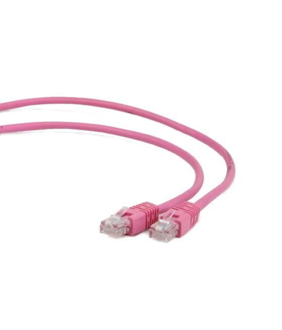 Cable red gembird cat5e utp rosa 3m