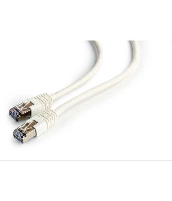 Cable red gembird ftp cat6 0,5m blanco