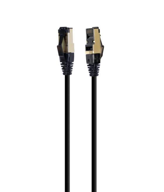 Cable red s-ftp gembird cat 8 lszh negro 3 m