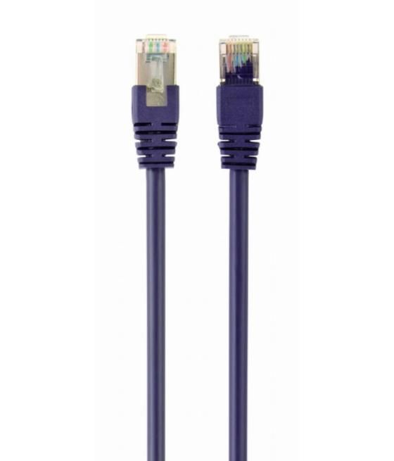 Cable red s-ftp gembird cat 6a lszh violeta 0,5 m