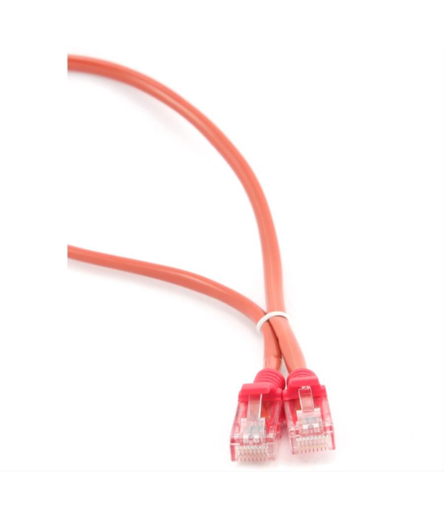 Cable cat5e utp moldeado 0,25m rojo