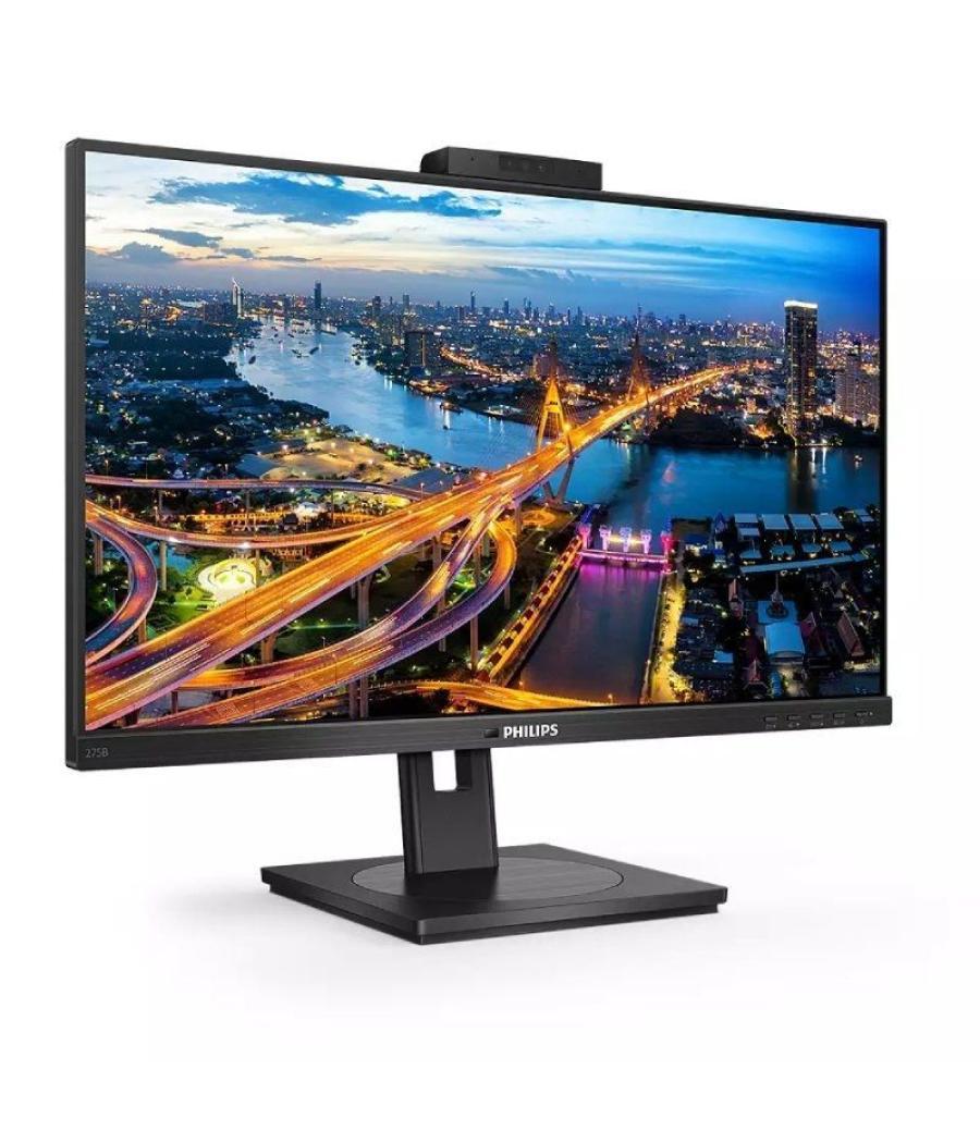 Monitor profesional philips 275b1h 27'/ qhd/ webcam/ multimedia/ negro