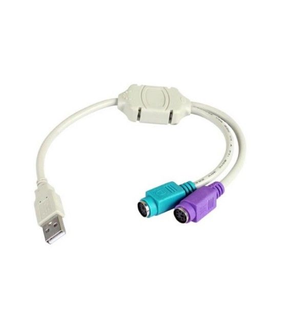Cable USB 2.0 3GO C101/ USB Macho - 2x PS2 Macho - Imagen 1