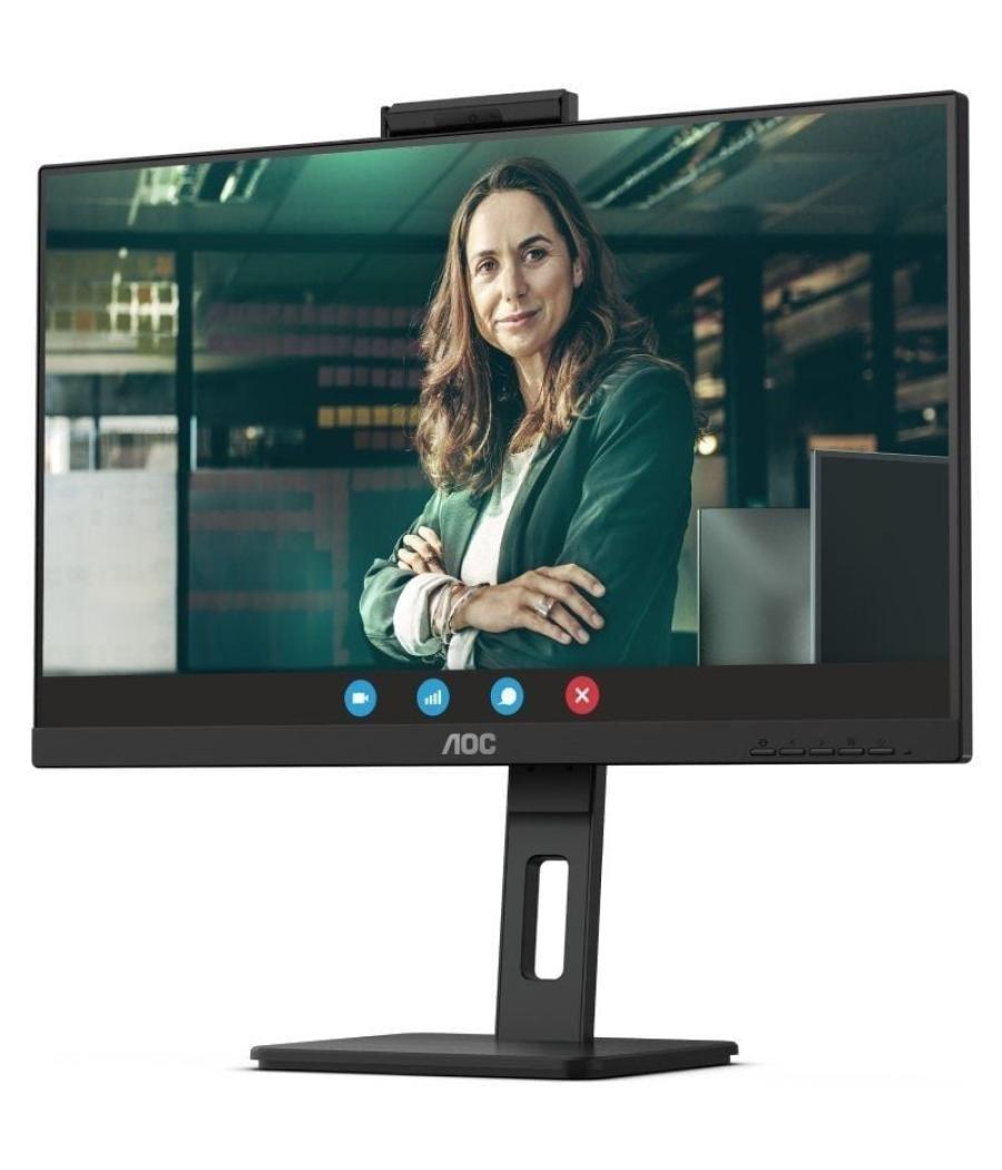 Monitor profesional aoc q27p3cw 27'/ qhd/ webcam/ multimedia/ negro