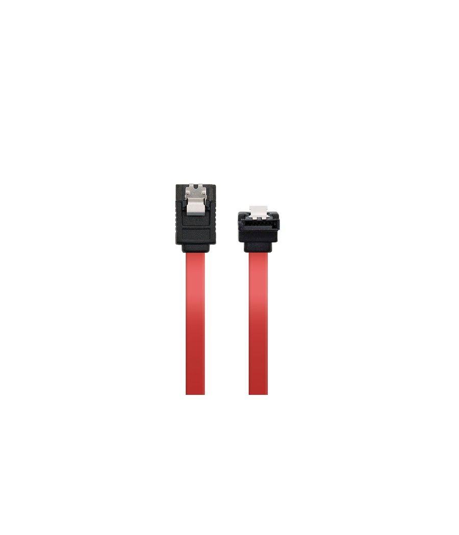 Nanocable CABLE SATA DATOS ACODADO CON ANCLAJES 0.5 M - Imagen 2