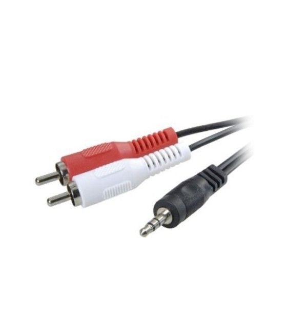 Cable Estéreo 3GO CA101/ Jack 3.5 Macho - 2x RCA Macho/ 2m - Imagen 1