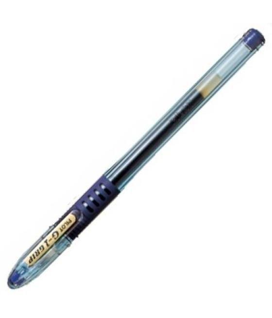 Pilot roller g-1 grip tinta de gel 0,7 azul pack 12 unidades