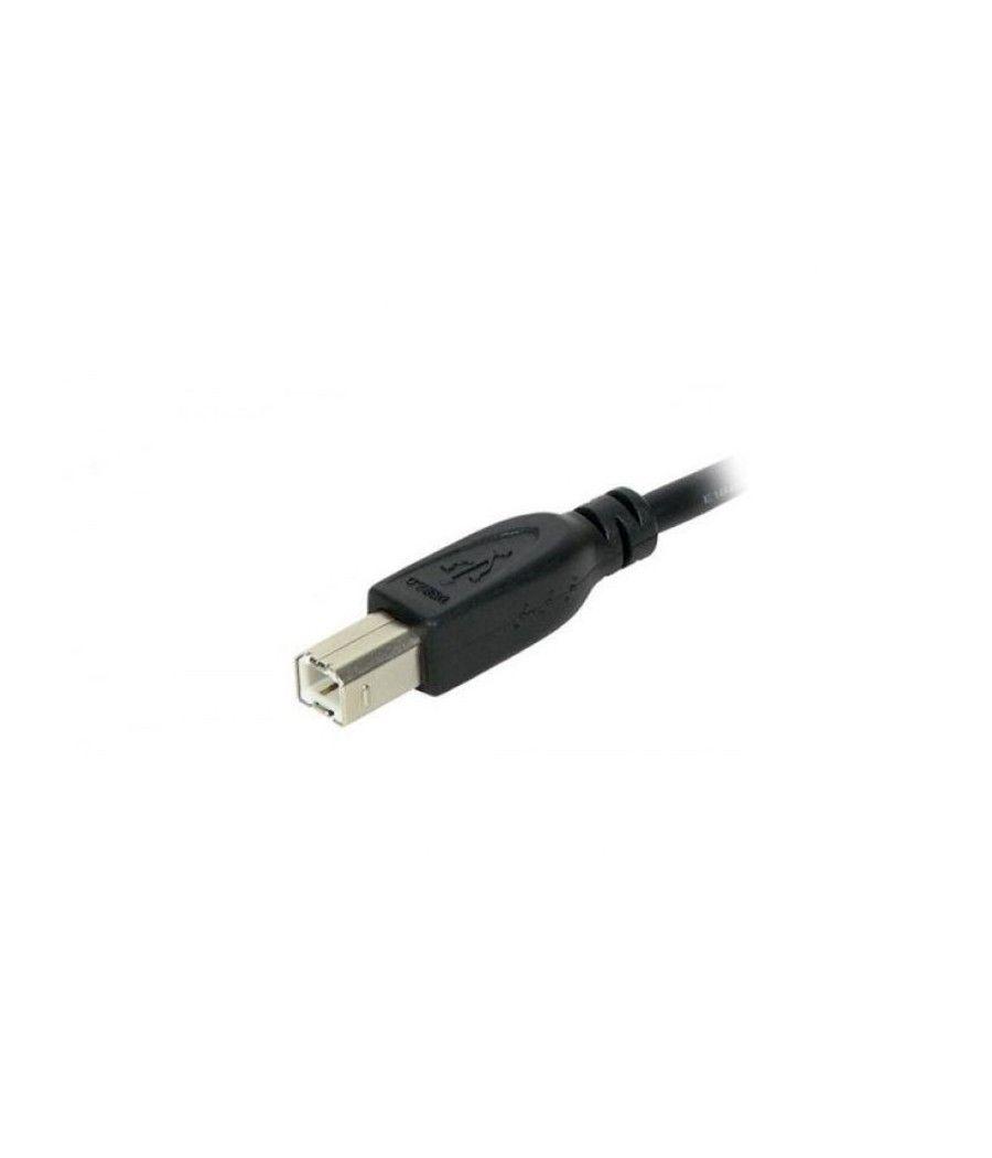 Cable USB 2.0 Impresora 3GO C113/ USB Macho - USB Macho/ 5m/ Negro - Imagen 3