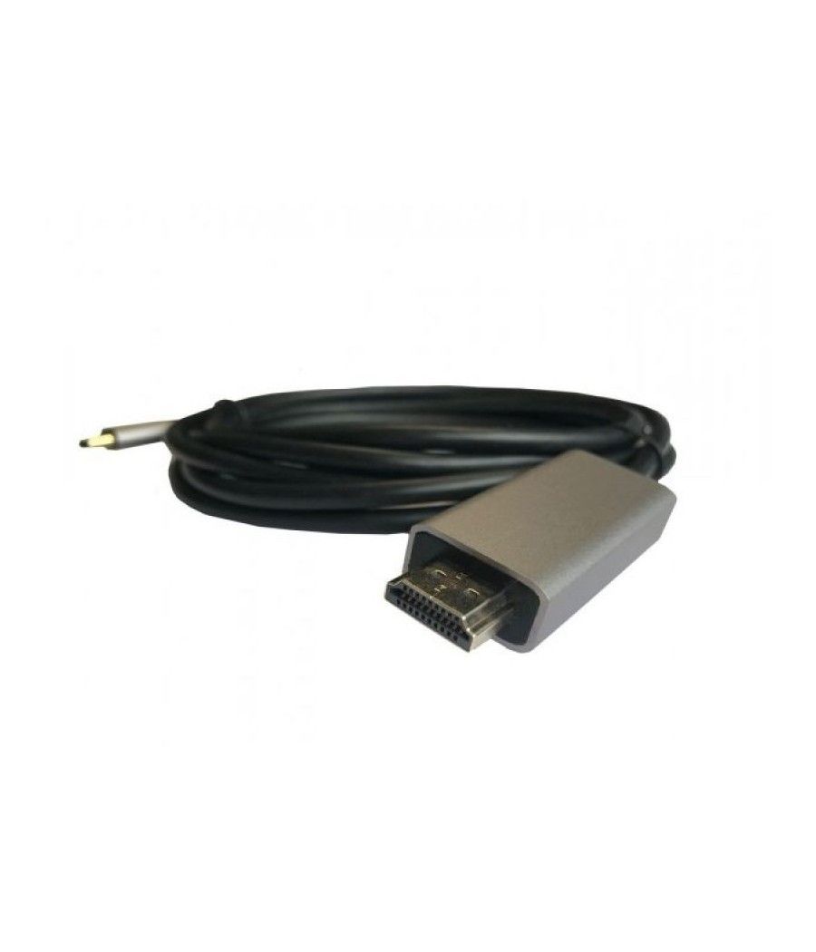 Cable HDMI 3GO C137/ HDMI Macho - USB Tipo-C Macho/ 2m/ Negro - Imagen 2