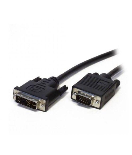 Cable DVI 3GO CDVIVGA/ DVI-I Macho - HD DSUB Macho/ 2m/ Negro - Imagen 1