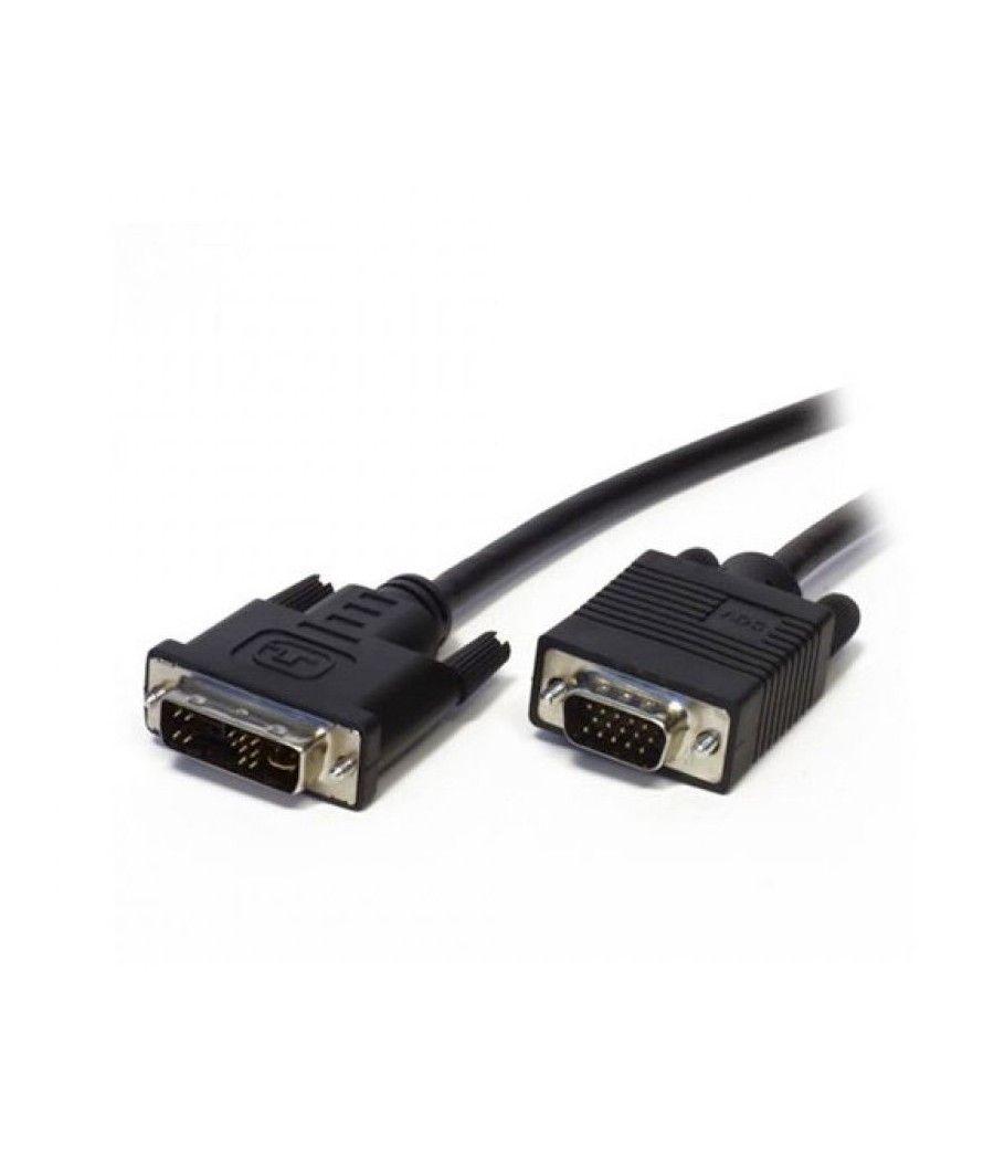 Cable DVI 3GO CDVIVGA/ DVI-I Macho - HD DSUB Macho/ 2m/ Negro - Imagen 1