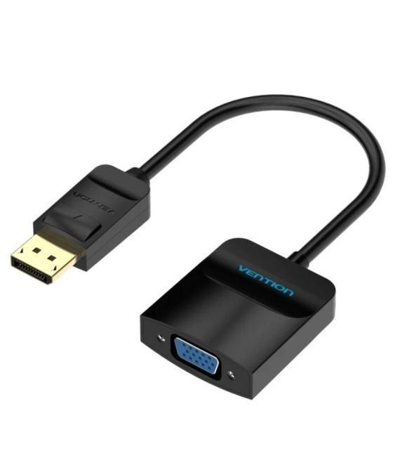 Cable conversor vention hbfbb/ displayport macho - vga hembra/ 15cm/ negro
