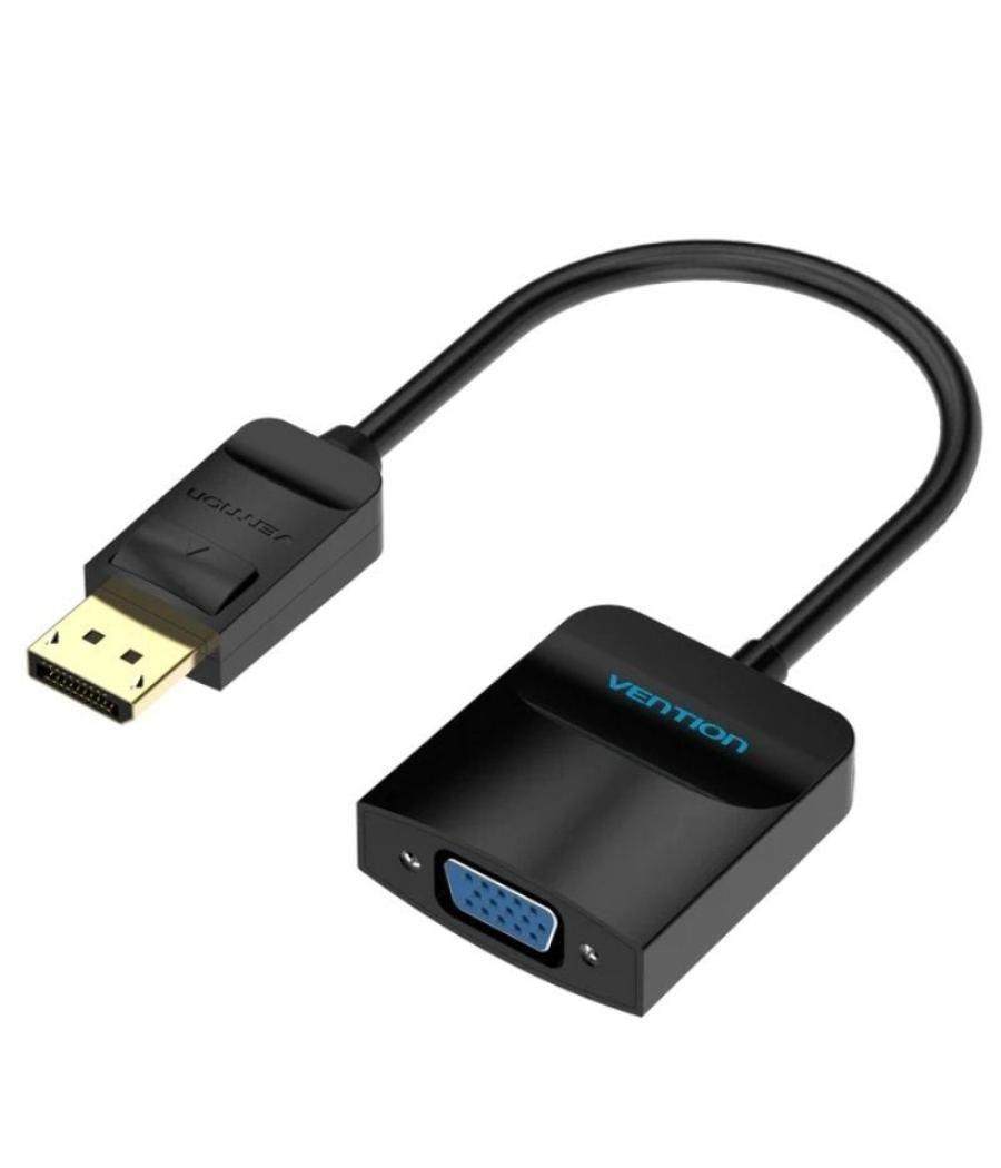 Cable conversor vention hbfbb/ displayport macho - vga hembra/ 15cm/ negro