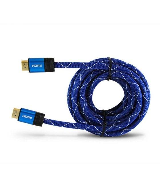 Cable HDMI 2.0 4K 3GO CHDMI52/ HDMI Macho - HDMI Macho/ 5m/ Azul - Imagen 1