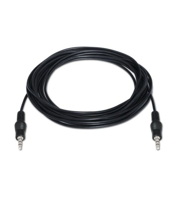 Cable Estéreo Aisens A128-0144/ Jack 3.5 Macho - Jack 3.5 Macho/ 10m/ Negro - Imagen 2