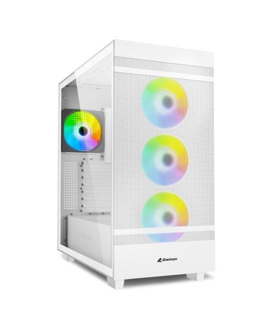 Caja sharkoon rebel c50 rgb atx 2xusb3.0 sin fuente blanco