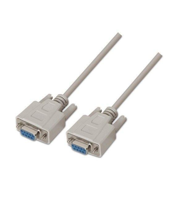 Cable Serie NULL Modem Aisens A112-0067/ DB9 Hembra - DB9 Hembra/ 1.8m/ Beige - Imagen 1