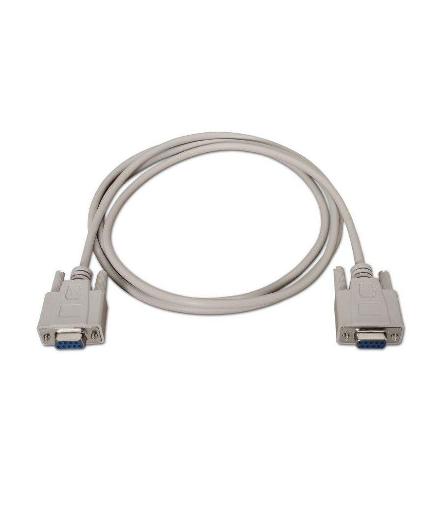 Cable Serie NULL Modem Aisens A112-0067/ DB9 Hembra - DB9 Hembra/ 1.8m/ Beige - Imagen 2