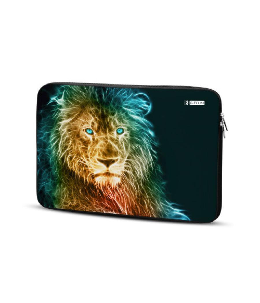 Subblim funda ordenador neopreno trendy sleeve neo lion 15,6"