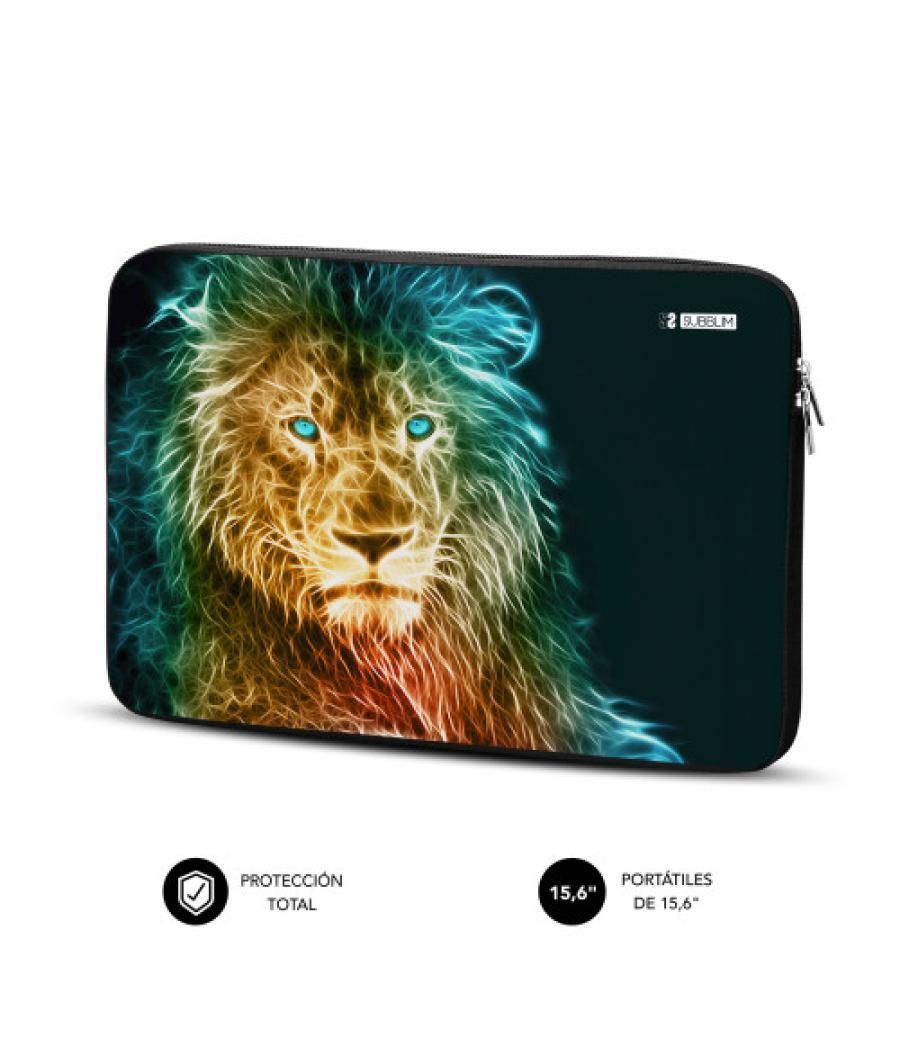 Subblim funda ordenador neopreno trendy sleeve neo lion 15,6"