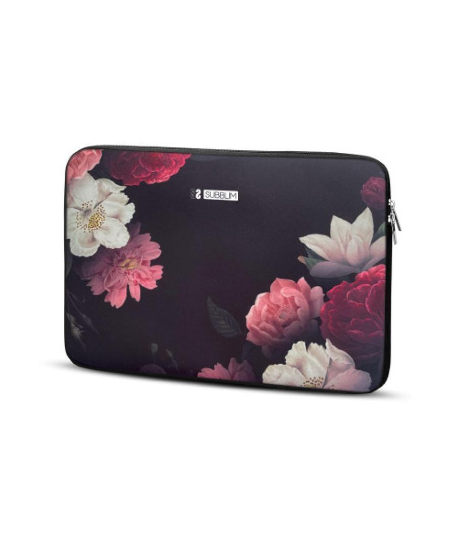 Subblim funda ordenador neopreno trendy sleeve neo flowers 13,3-14"