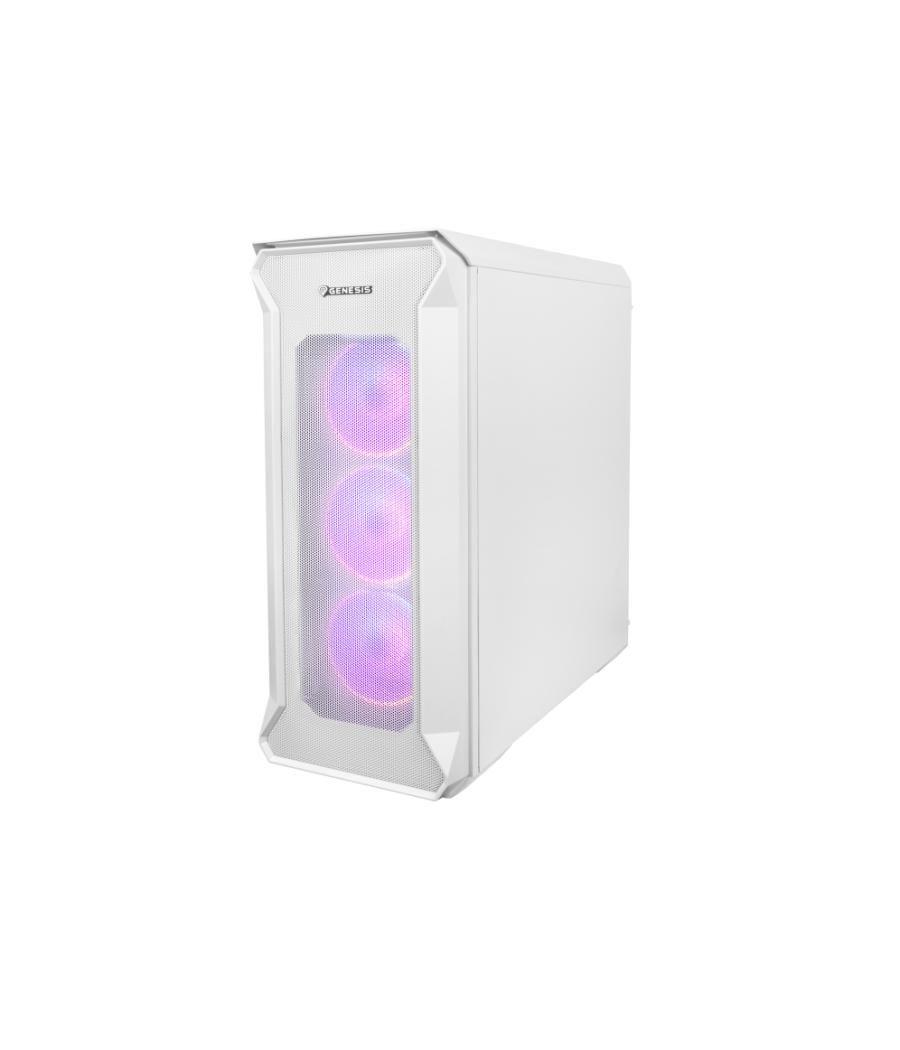 Pc case genesis irid 505 argb v2 midi tower window white