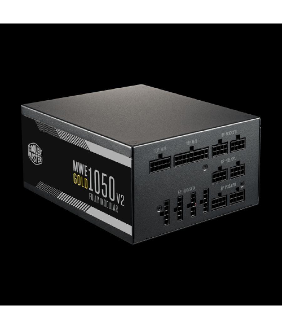 Cooler master mwe gold 1050 - v2 full modular unidad de fuente de alimentación 1050 w 24-pin atx atx negro