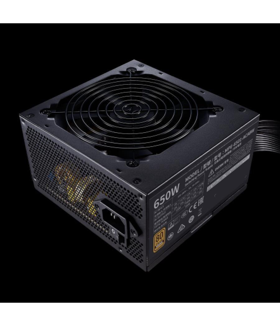 Fuente alimentacion cooler master mwe bronze v2 650w 230v 80+ bronze mpe-6501-acabw-beu