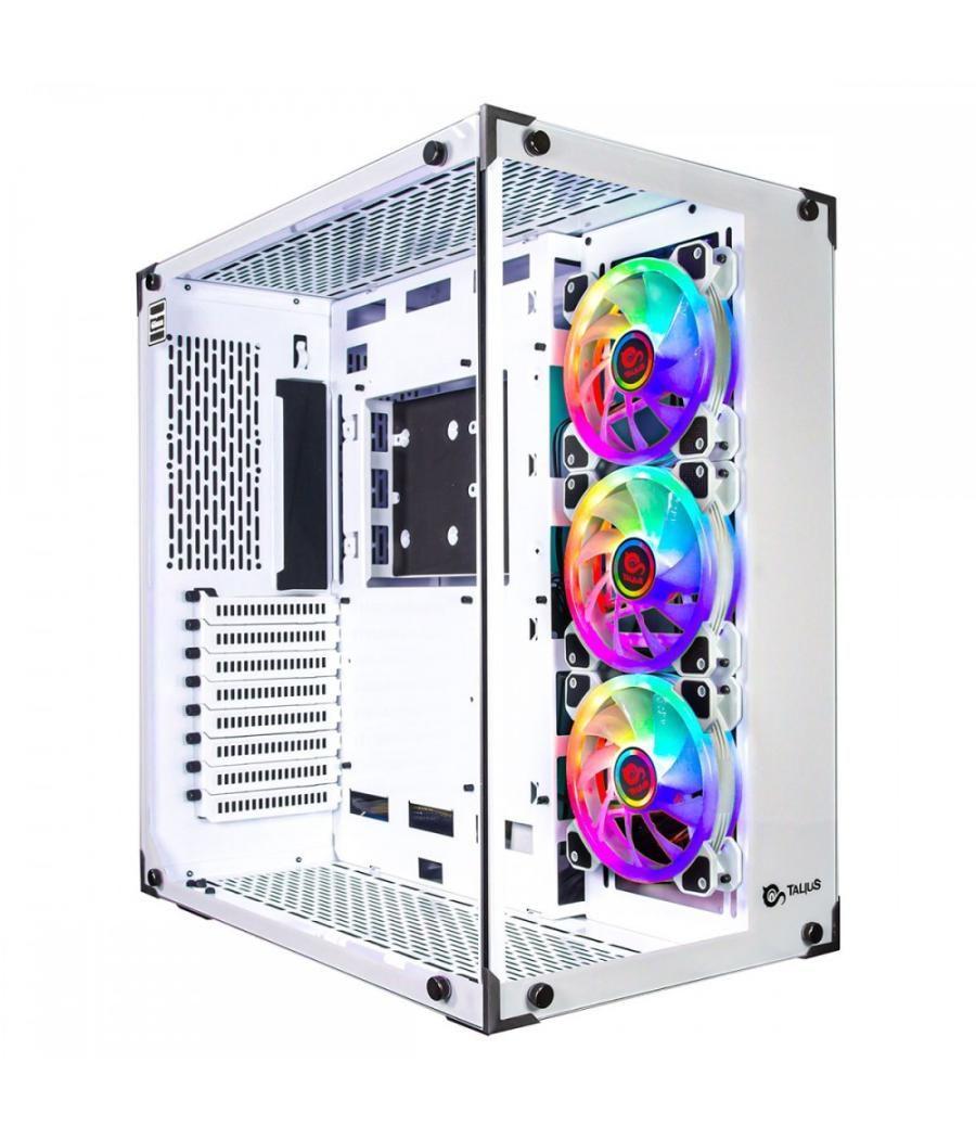 Talius caja atx gaming cronos frost rgb cristal templado usb 3.0