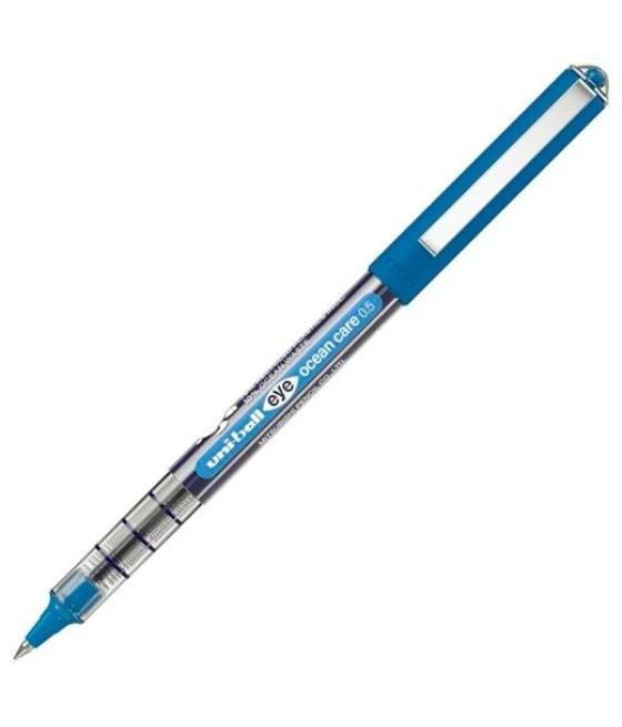 Uniball rollerball eye ocean care ub-150rop 0,5mm azul pack 12 unidades