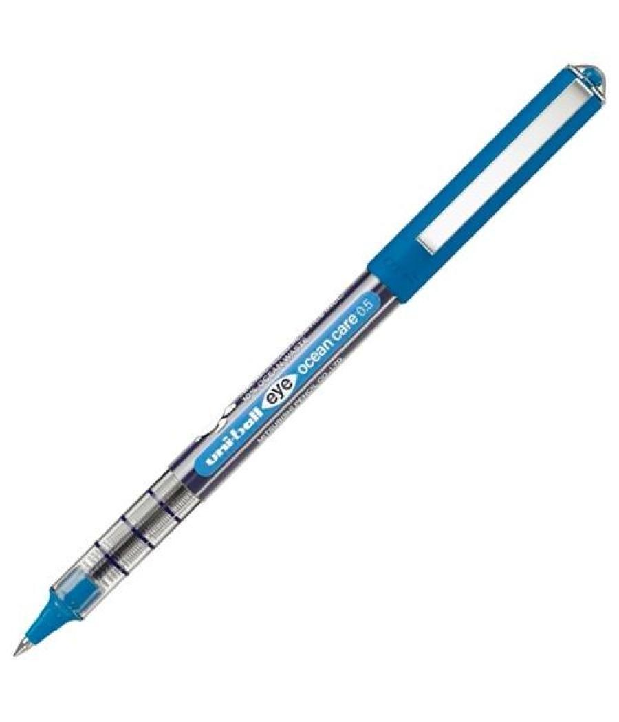 Uniball rollerball eye ocean care ub-150rop 0,5mm azul pack 12 unidades