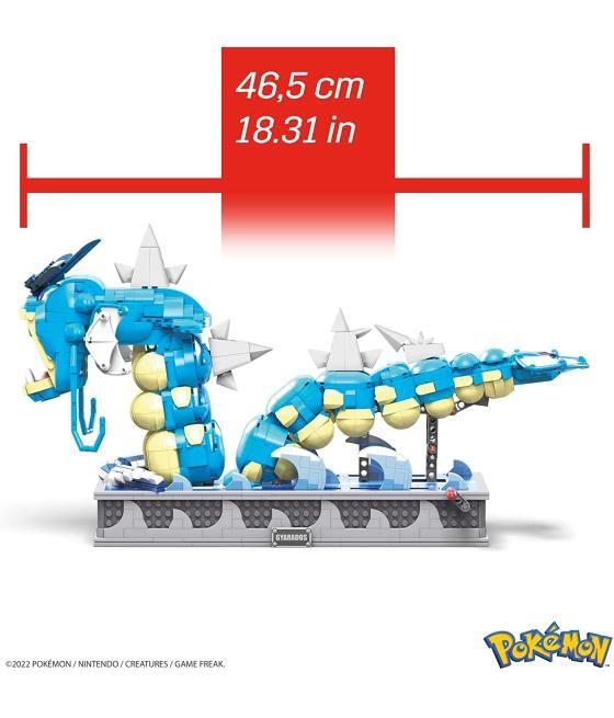 Figura mattel mega construx motion pokemon gyarados 2186 pcs