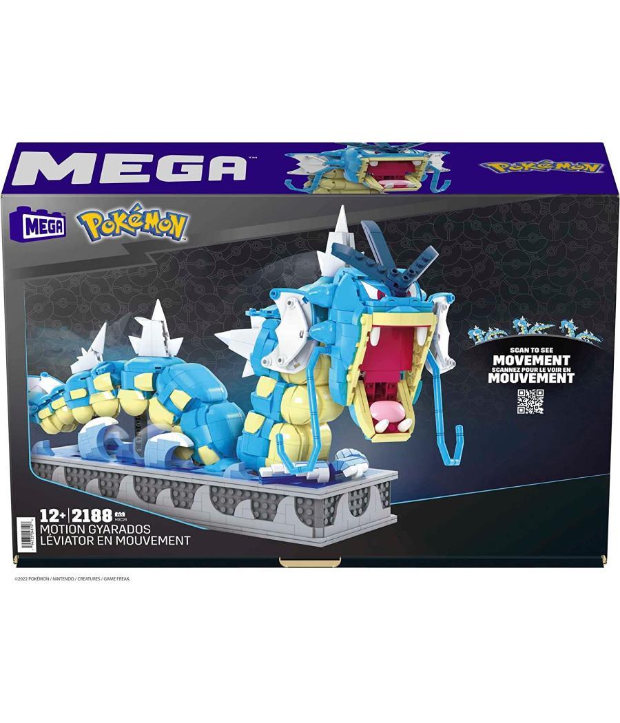 Figura mattel mega construx motion pokemon gyarados 2186 pcs