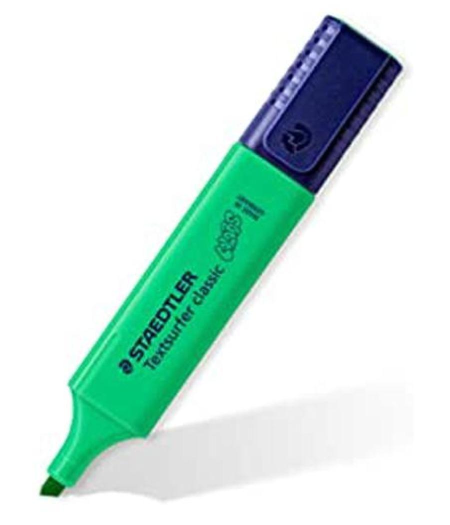 Staedtler marcador fluorescente textsurfer classic verde intenso pack 10 unidades