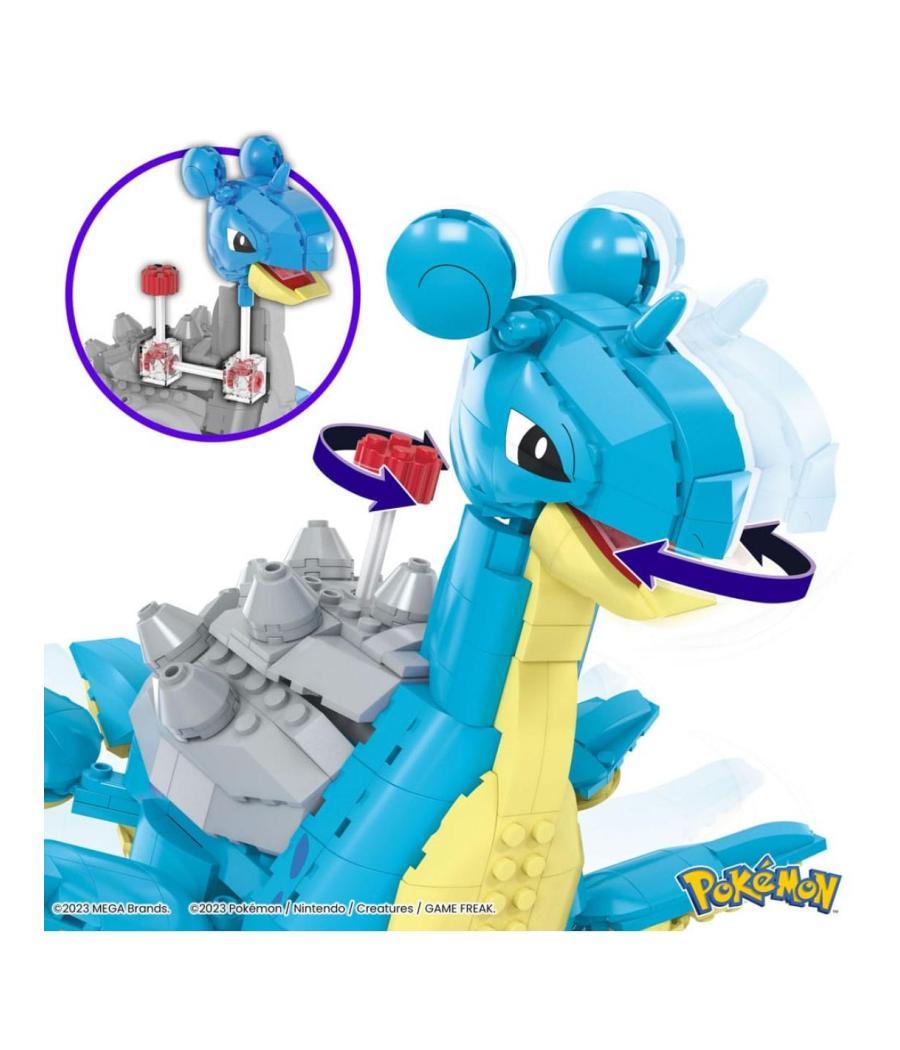 Figura mattel mega construx pokemon lapras 527 piezas