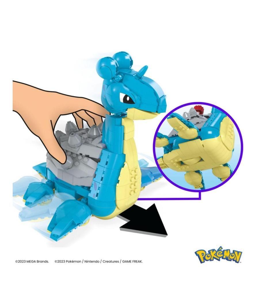 Figura mattel mega construx pokemon lapras 527 piezas