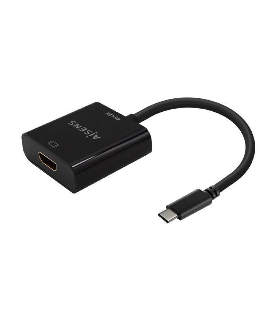 Conversor hdmi 4k 30hz aisens a109-0684/ hdmi hembra - usb tipo-c macho/ 15cm/ negro