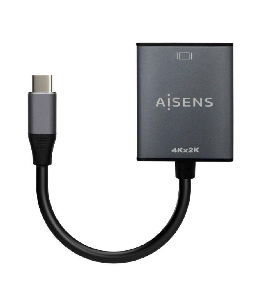 Conversor hdmi 4k 30hz aisens a109-0685/ hdmi hembra - usb tipo-c macho /15cm/ gris