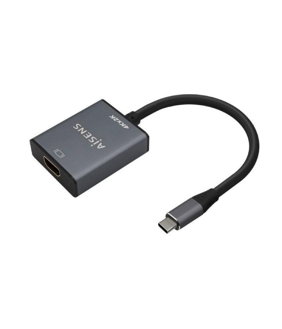 Conversor hdmi 4k 30hz aisens a109-0685/ hdmi hembra - usb tipo-c macho /15cm/ gris