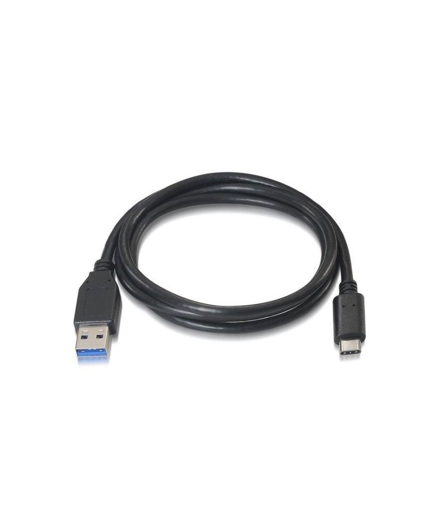 Cable USB 3.1 Aisens A107-0060/ USB Tipo-C Macho - USB Macho/ 1m/ Negro - Imagen 2