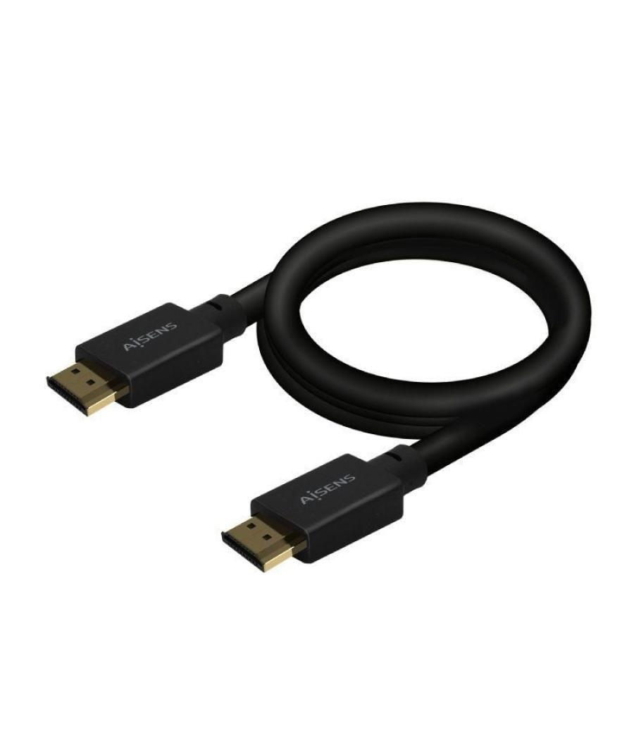 Cable hdmi 2.1 8k aisens a150-0680/ hdmi macho - hdmi macho/ 5m/ certificado/ negro