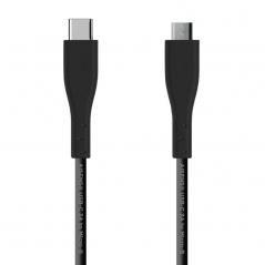 Cable USB 2.0 Aisens A107-0349/ USB Tipo-C Macho - MicroUSB Macho/ 1m/ Negro - Imagen 1