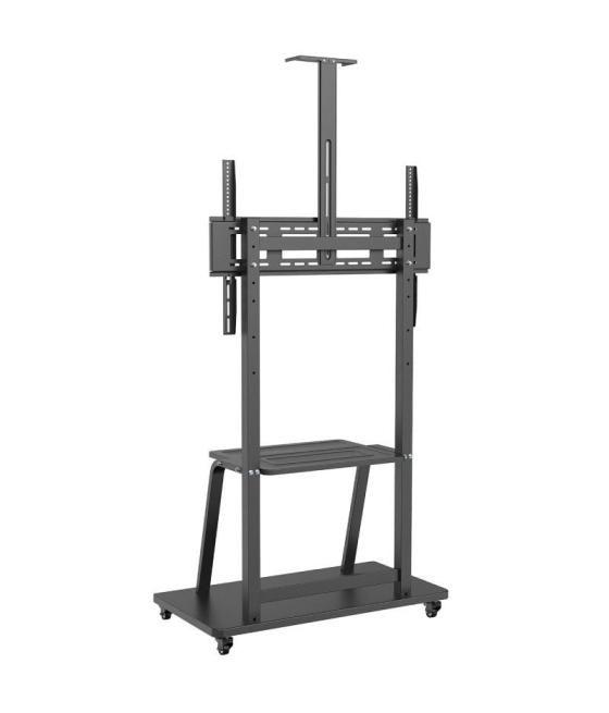 Soporte de pie inclinable con ruedas aisens ft100e-135 para tv 37-100'/ hasta 150kg