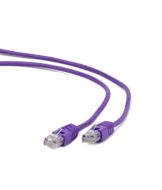 Cable red cat5e gembird utp violeta 1m