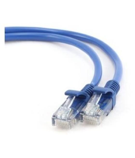 Cable cat5e utp moldeado 0,25m azul