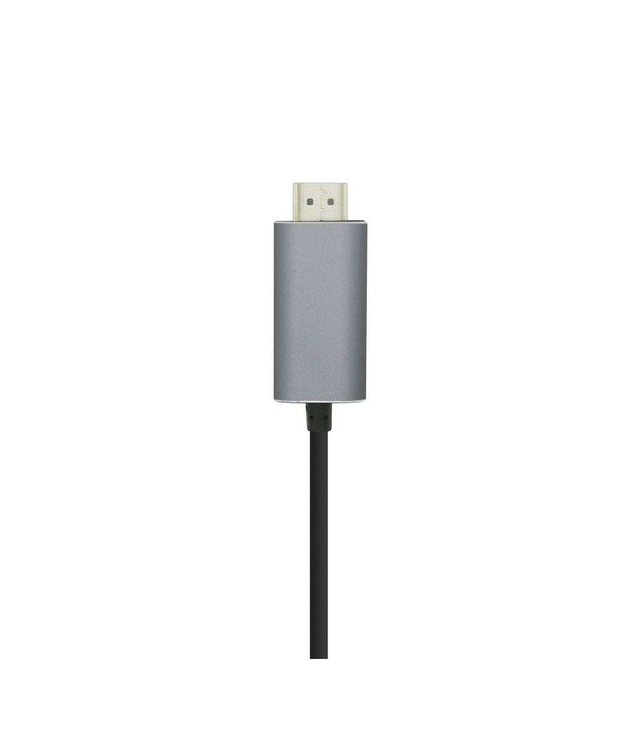 Cable Conversor Aisens A109-0393/ USB Tipo-C Macho - HDMI Macho/ 1.8m/ Negro - Imagen 2